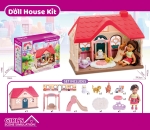 Къща с кукла люлка и животни 33х26х9